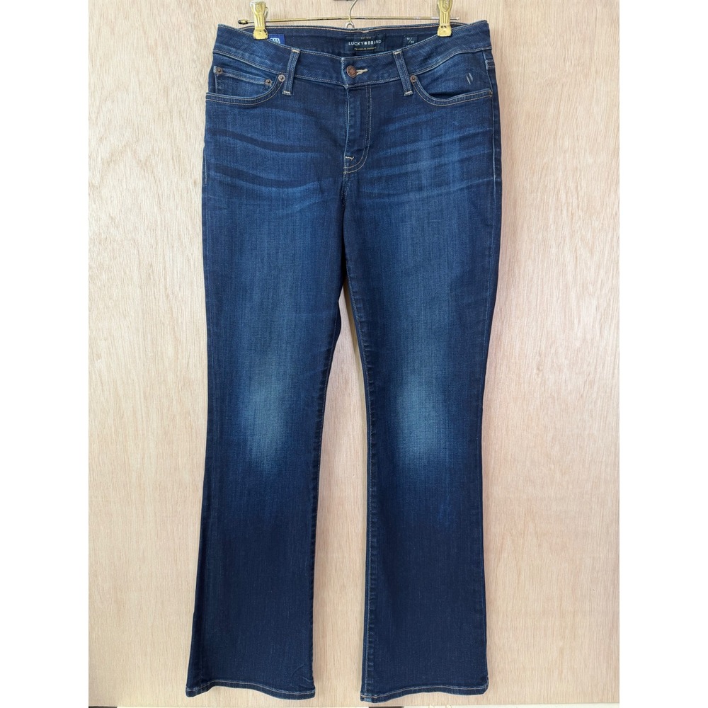 Lucky Brand Lolita Boot Dark Wash Denim Jeans Women 10/30 Regular